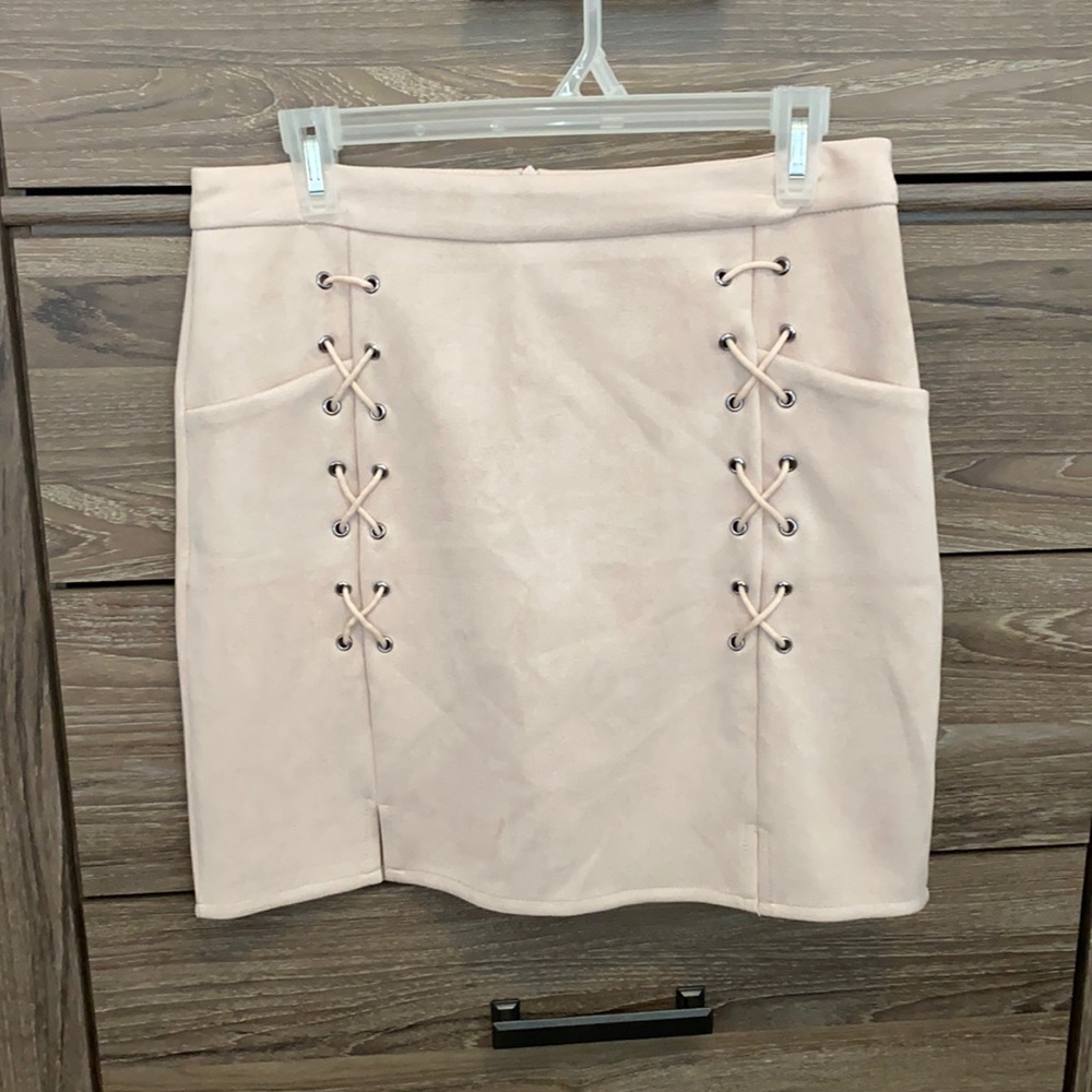 Blush Mini Skirt